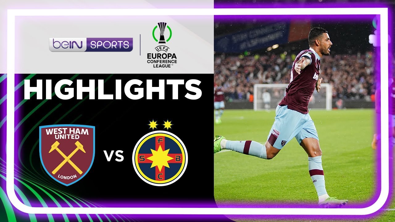 West Ham 3-1 FCSB | UEFA Europa Conference League 22/23 Highlights