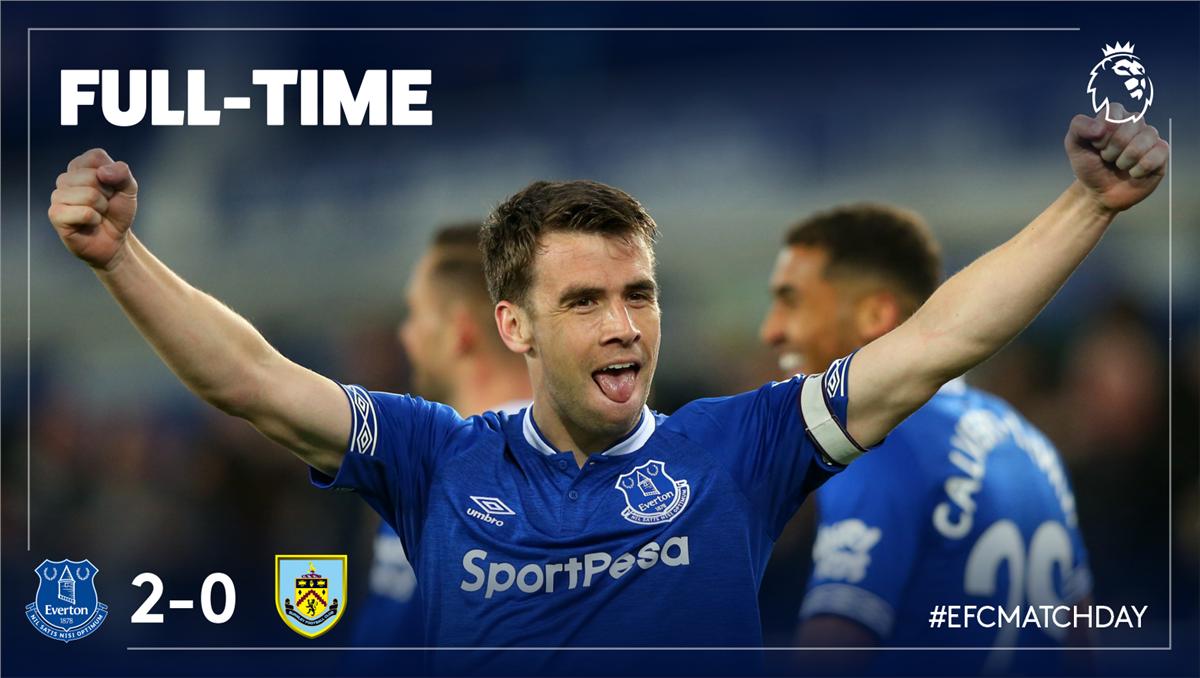 Everton 2-0 Burnley Match Highlights