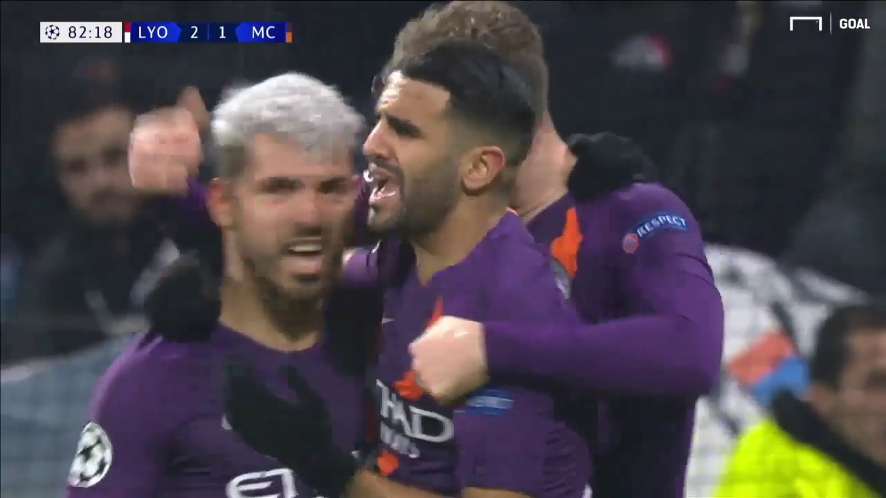 Lyon vs Manchester City (2-2) UEFA Champions League Highlights